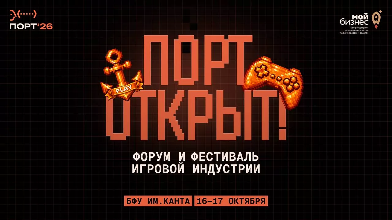 Поиграть до релиза, попасть в геймдев и увидеть косплей: в Калининграде пройдёт форум-фестиваль ПОРТ